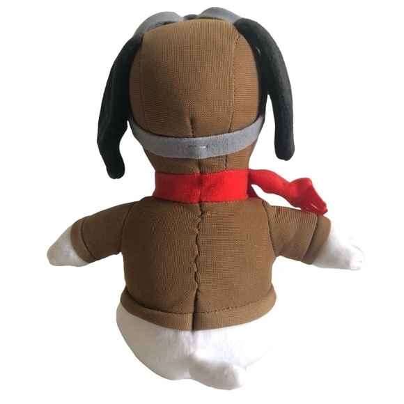 MetLife Snoopy Peanuts Plush Red Baron Aviator Pilot Airplane 6" 2015 - Picture 7 of 8